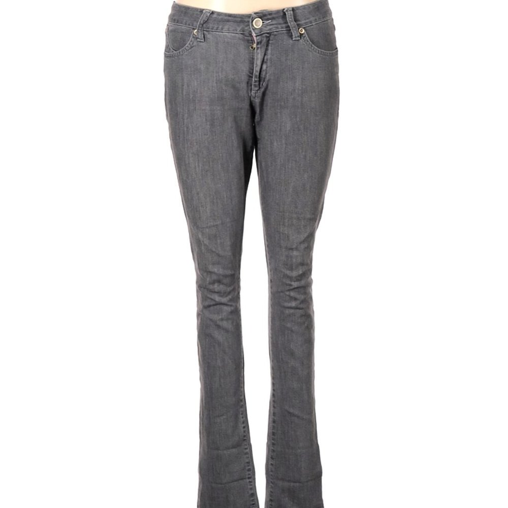 "Fine by Superfine Jeans" Gray Boho Boot Leg Cut Sz 28 #73